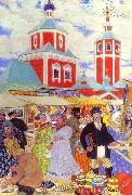 Boris Kustodiev Fair Spain oil painting artist